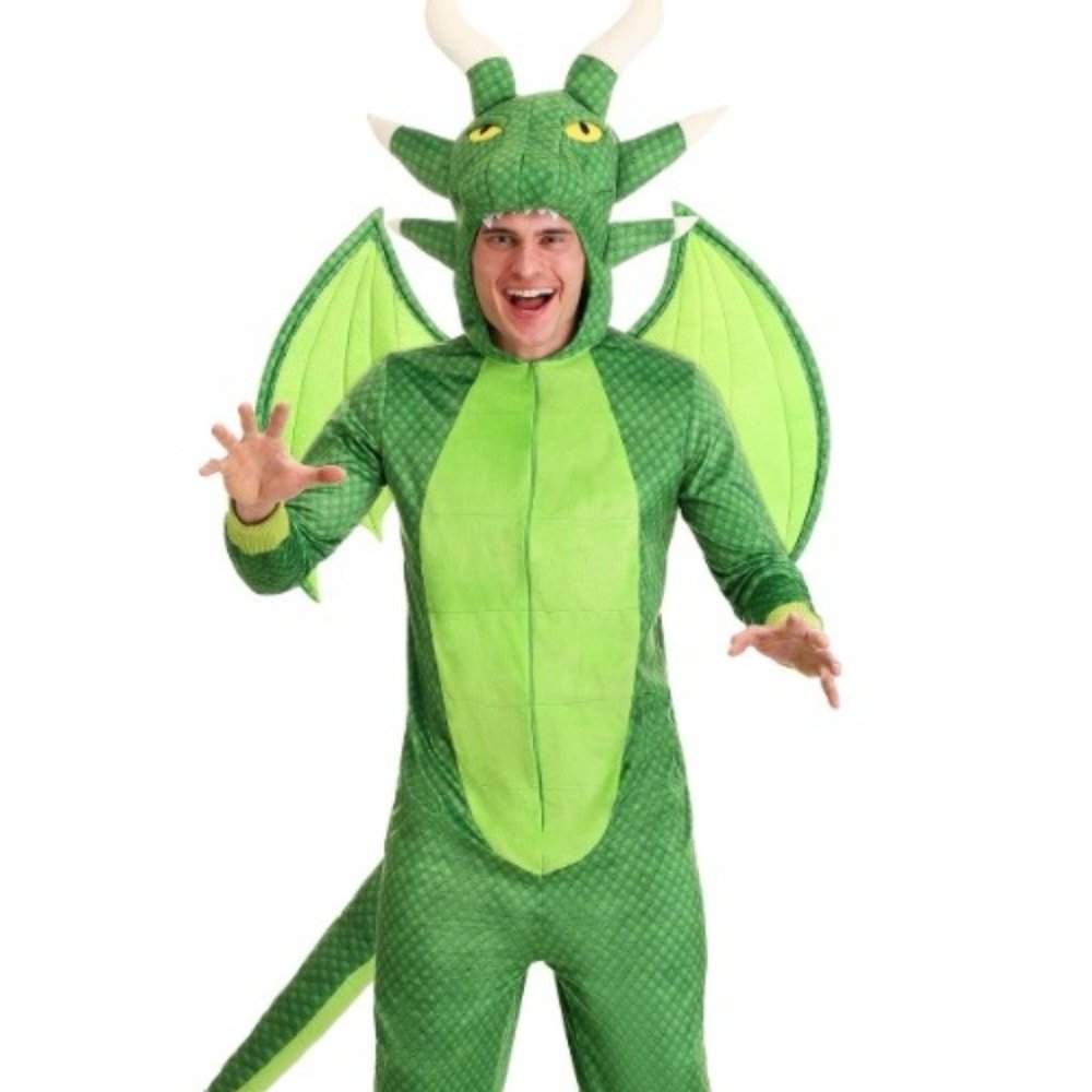 Halloween Dragon Jumpsuit Costume for Men Halloween